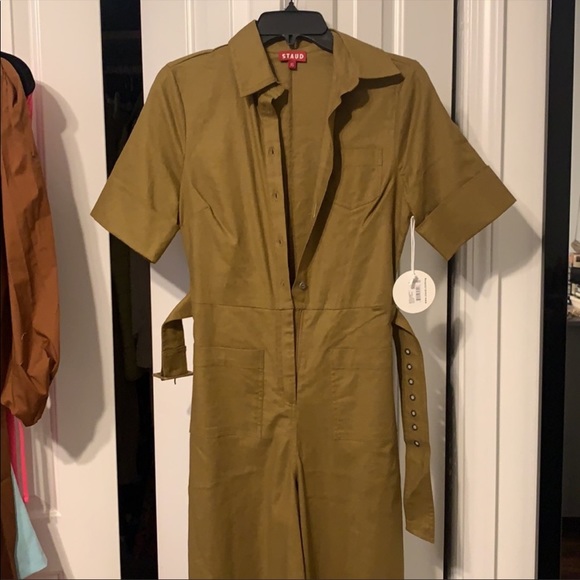 staud zavey jumpsuit - xs - Picture 4 of 7